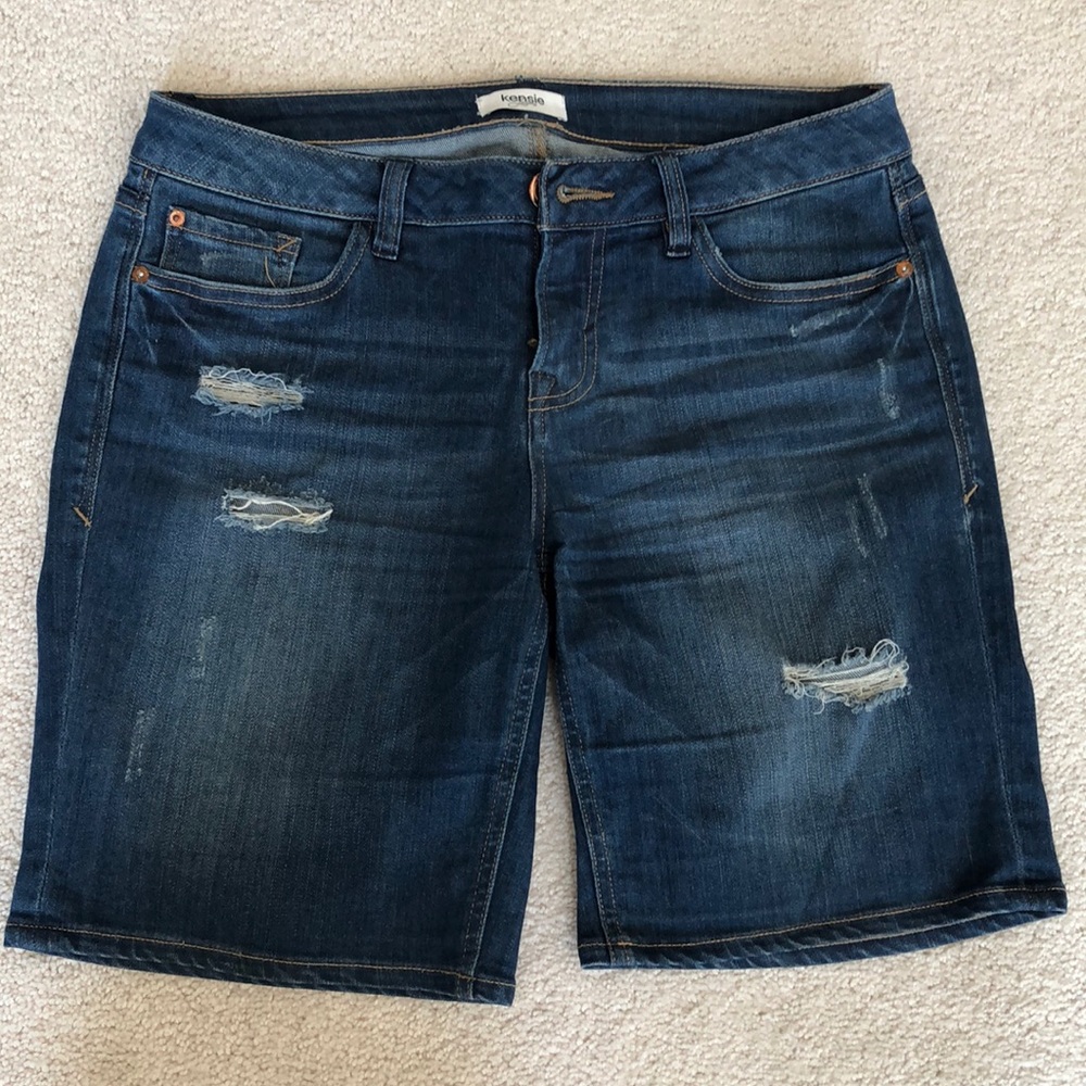 EUC Kensie Denim Bermuda Shorts